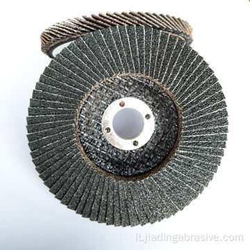 disco abrasivo lamellare in alluminio zircone lamellare